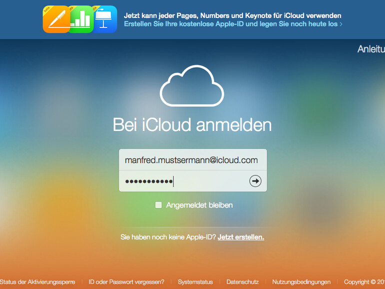 iWork in der iCloud für jedermann