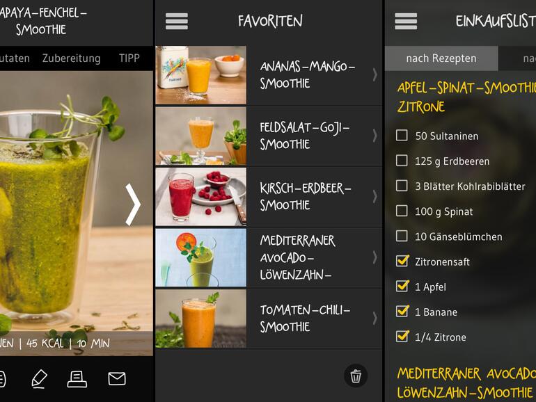 Gesunde Smoothie-Rezepte: Smoothie für fit