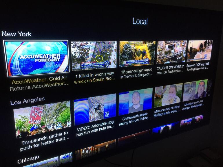 Unterteilt in vier unterschiedliche Rubriken