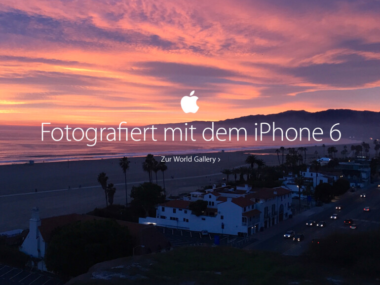 Apple hat seine Kampagne „Fotografiert mit dem iPhone 6“ nun auch auf Anzeigen in Zeitschriften und riesige Werbebanner ausgeweitet.