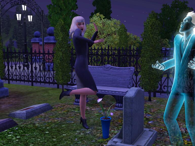 Im Spiel können die Sims sterben und als Geist wieder kommen. Ob Maxis als untote EA-Marke auf Erden weiter wandeln wird, bleibt abzuwarten.