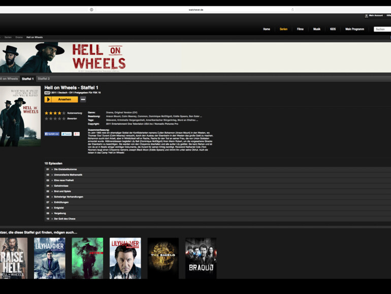 Western auf Watchever