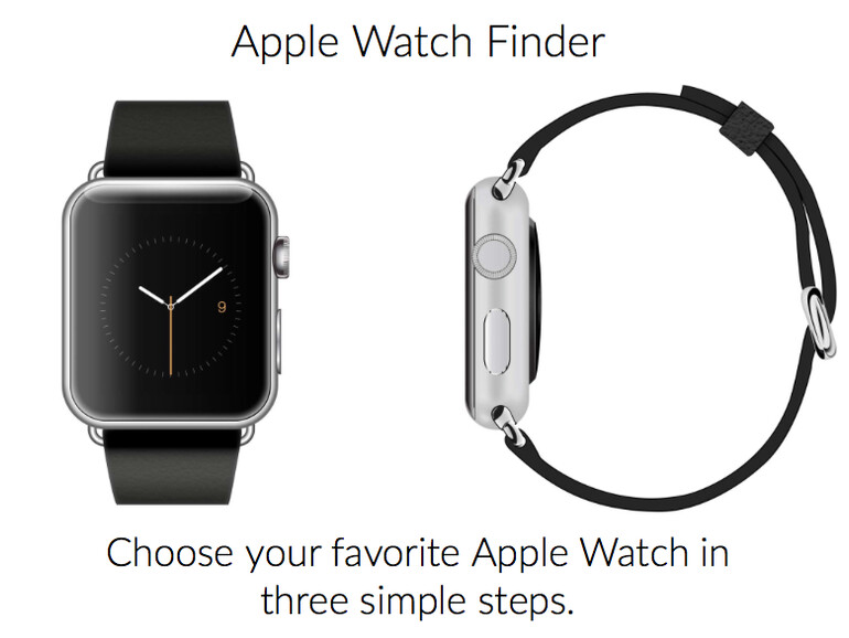 Apple Watch-Konfigurator in drei Schritten ...