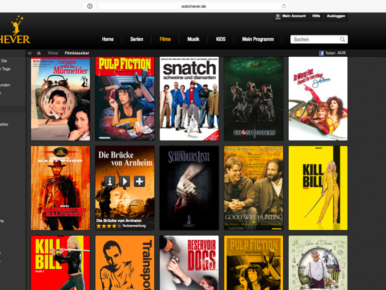 Die besten Serien- und Filme fürs Wochenende auf Watchever ...