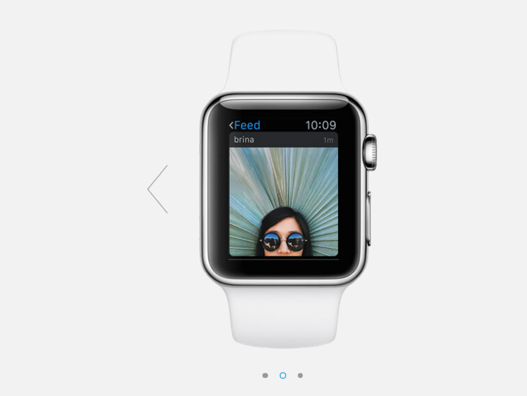 Auch Instagram wird für die Apple Watch verfügbar sein
