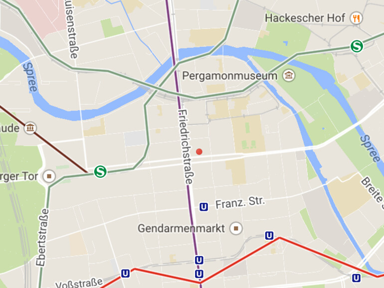 Mit einem Fingertipp verschwindet das Menü.