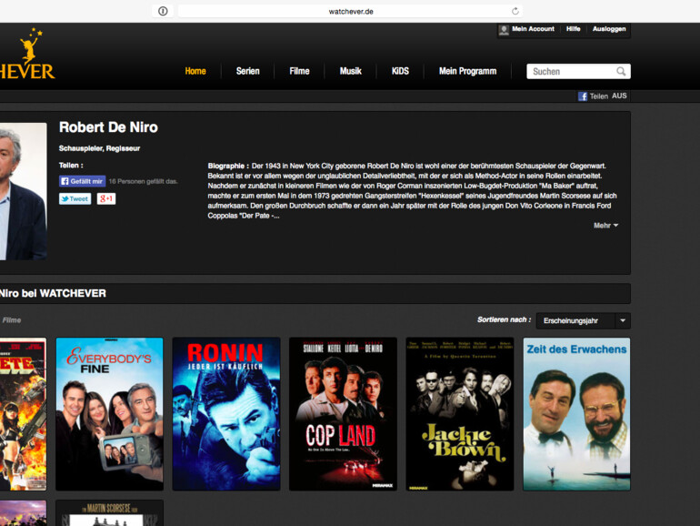 Die besten Serien- und Filme fürs Wochenende auf Watchever ...