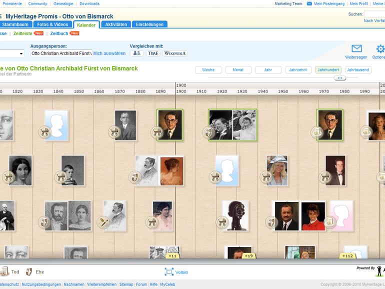 Der Online-Dienst MyHeritage verfügt nach eigenen Angaben über 1,7 Milliarden Profile