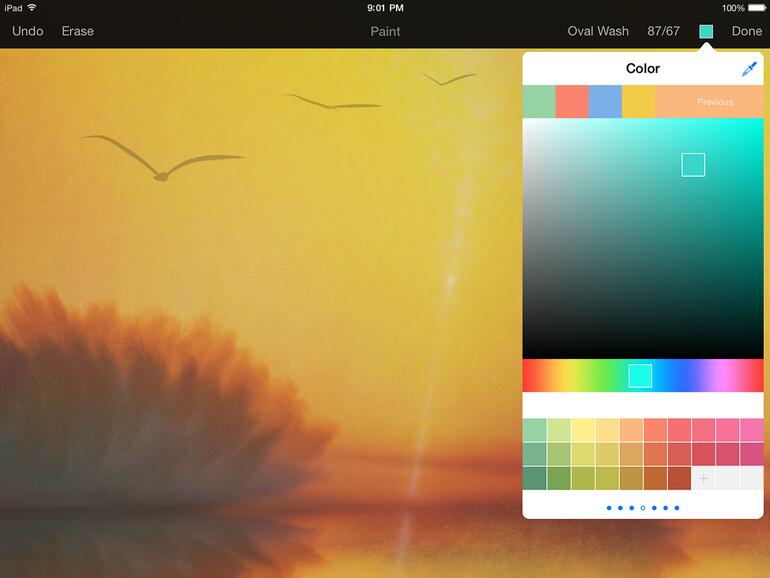 Pixelmator - Farbauswahl