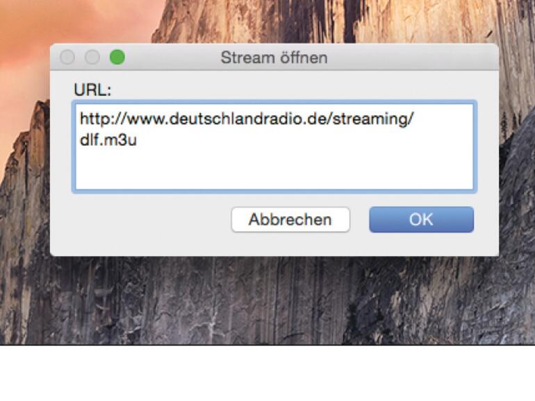 Stream öffnen