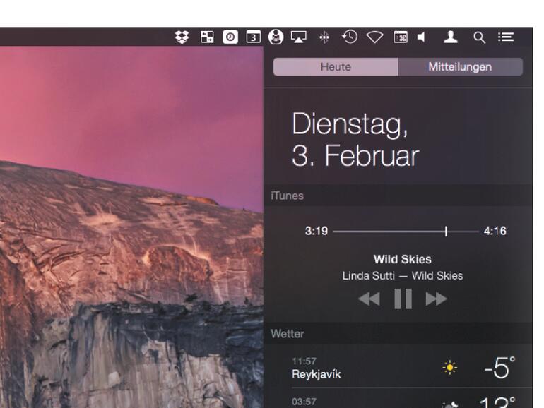 Bequeme Media-Verwaltung über die Sidebar