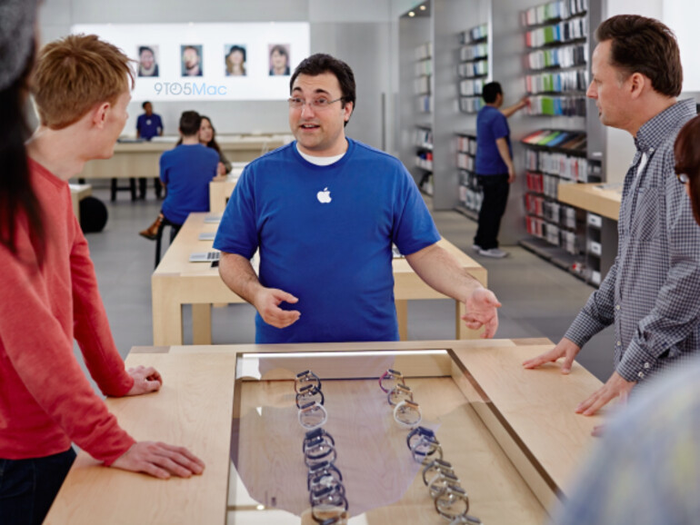 Apple wird in jedem Apple Store mehrere Stände aufbauen, an denen potentielle Käufer die Apple Watch ausprobieren können