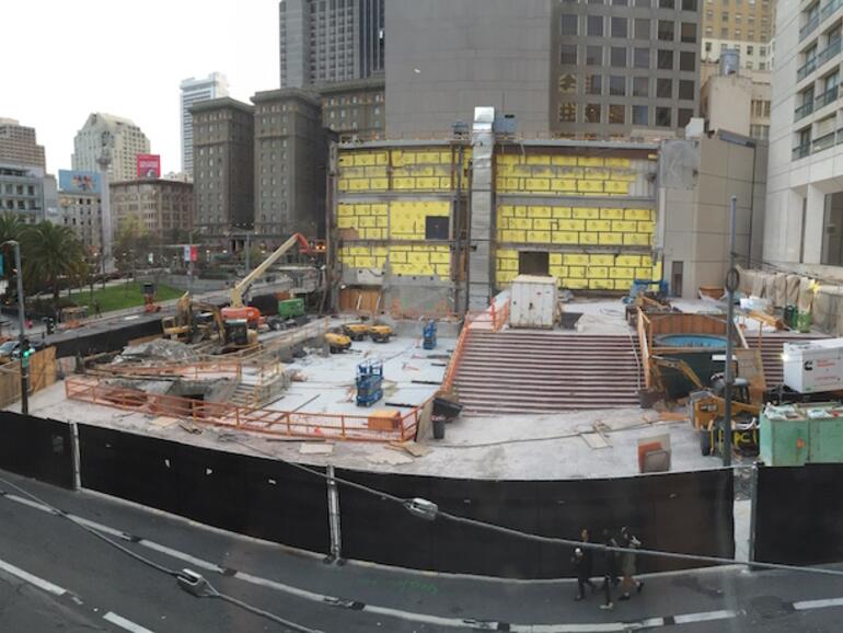 Der neue Apple Store Nummer Eins entsteht derzeit in der Stadtmitte von San Francisco
