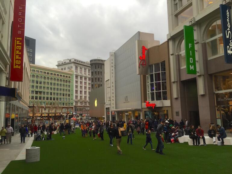 Apples derzeitiger Flaggschiff-Store steht ebenfalls in San Francisco