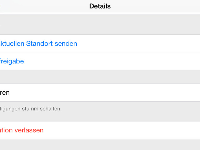 In iOS 8 lassen sich Benachrichtigungen für einzelne Konversationen ausschalten.