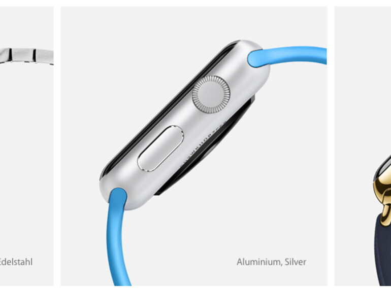 Armband: Für jede Kollektion gibt es unterschiedliche Armbänder, u.a. aus Leder oder ein Gliederarmband.