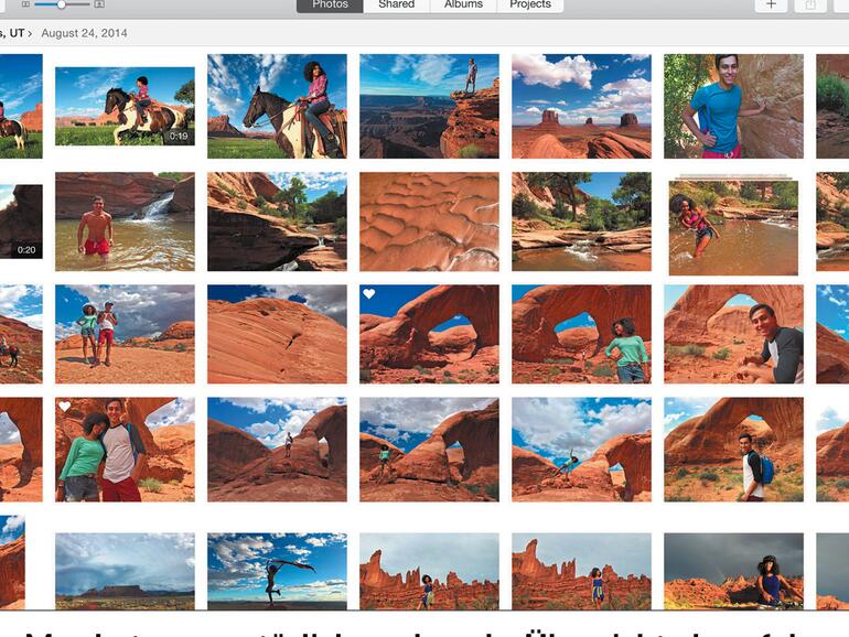Auf dem Mac hat man natürlich noch mehr Übersicht als auf dem iPhone.