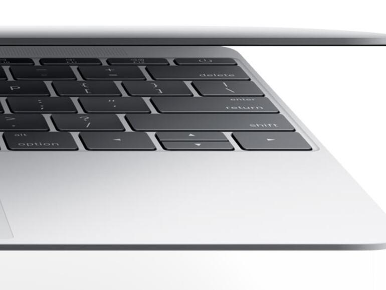 MacBook 12 mit besonders flachen Tasten