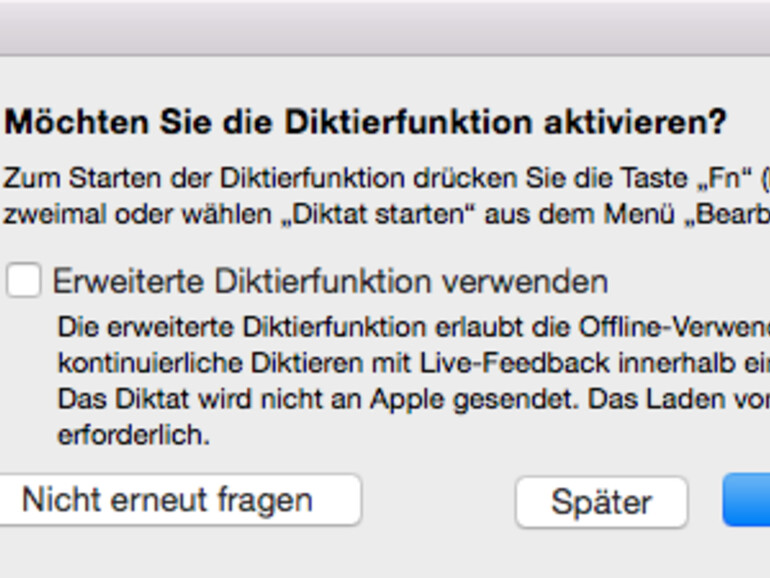 OS X Yosemite Diktierfunktion nutzen und Texte am Mac diktieren Mac Life