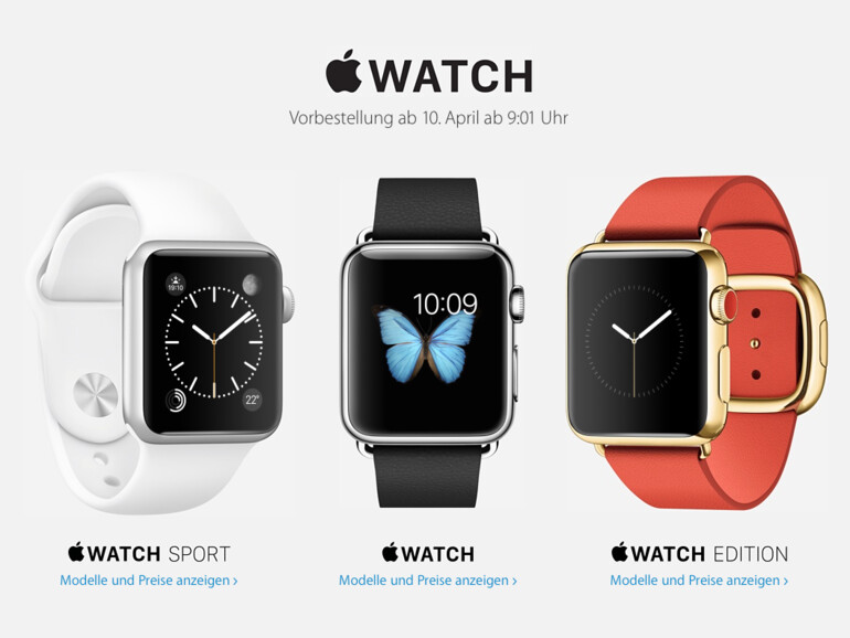 Nur noch wenige Tage und dann kann man selbst Hand an die Apple Watch legen.
