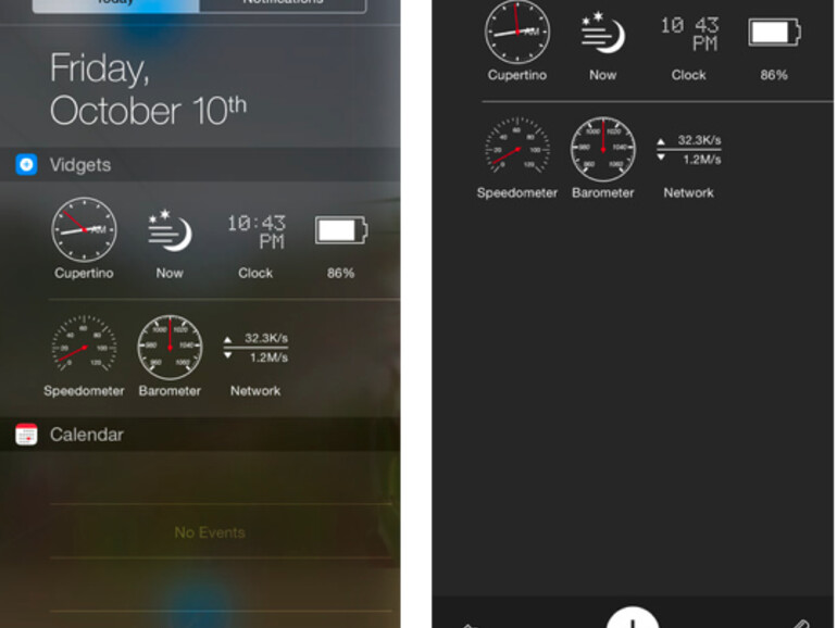 Wichtige Infos rund um Wetter oder Datenmengen auf einen Blick