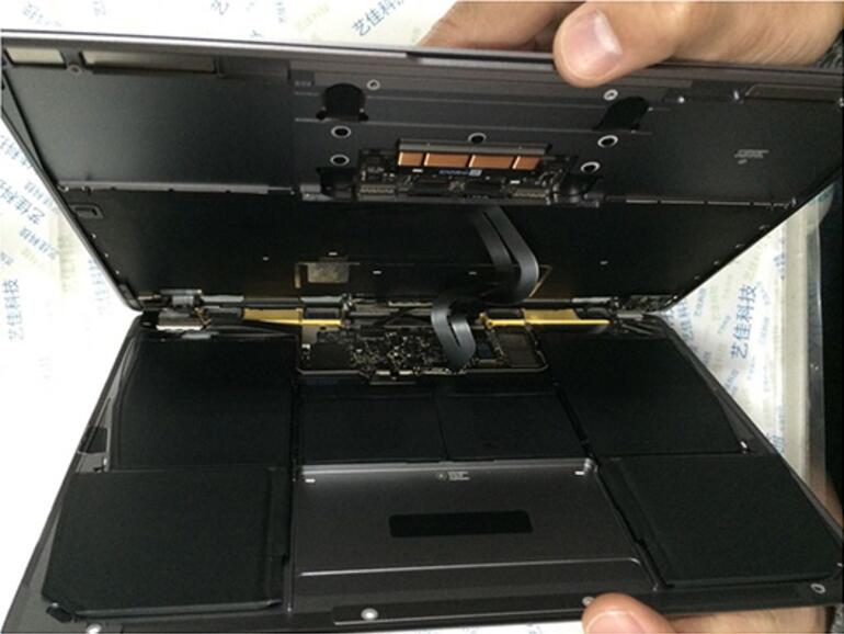 Ein Leser der chinesischen Webseite Feng.com hat Apples neues MacBook aufgeschraubt