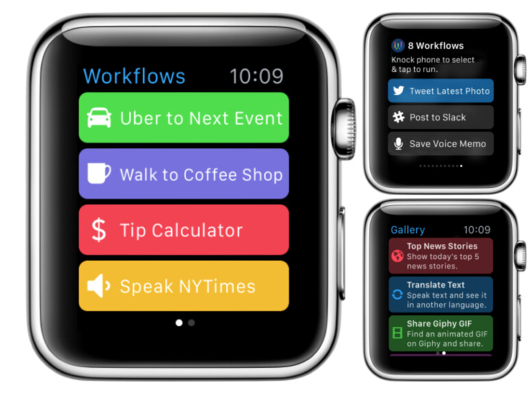 Per Check lassen sich auch Abläufe schnell auswählen