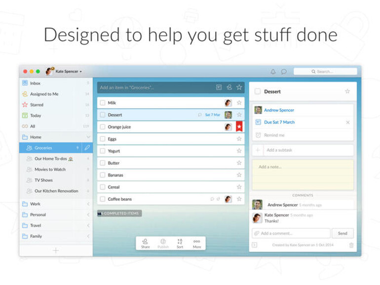 Wunderlist: To-Do List & Tasks