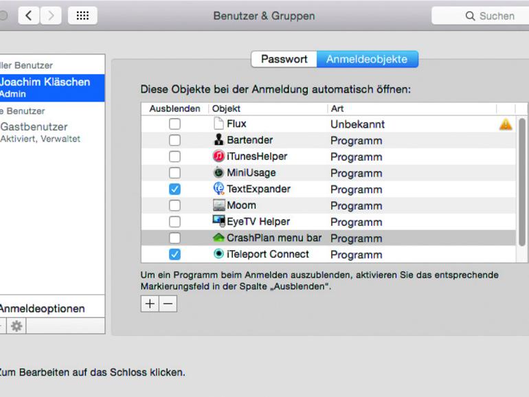 Os X Unbemerkte Programme Im Startfeld Ausmisten Und System Start Beschleunigen Mac Life