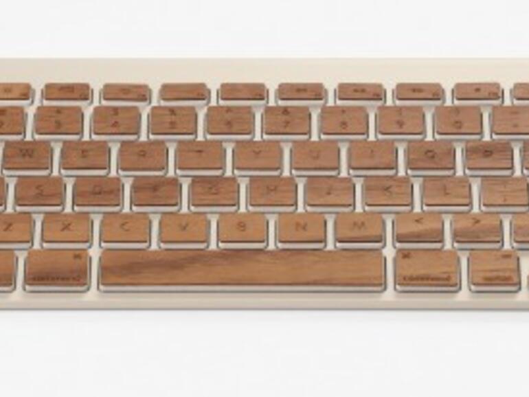 Holztasten für die Apple Tastatur
