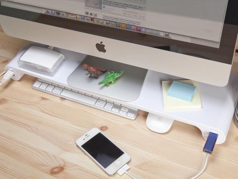 SpaceBar Tischständer mit USB-Anschlüssen