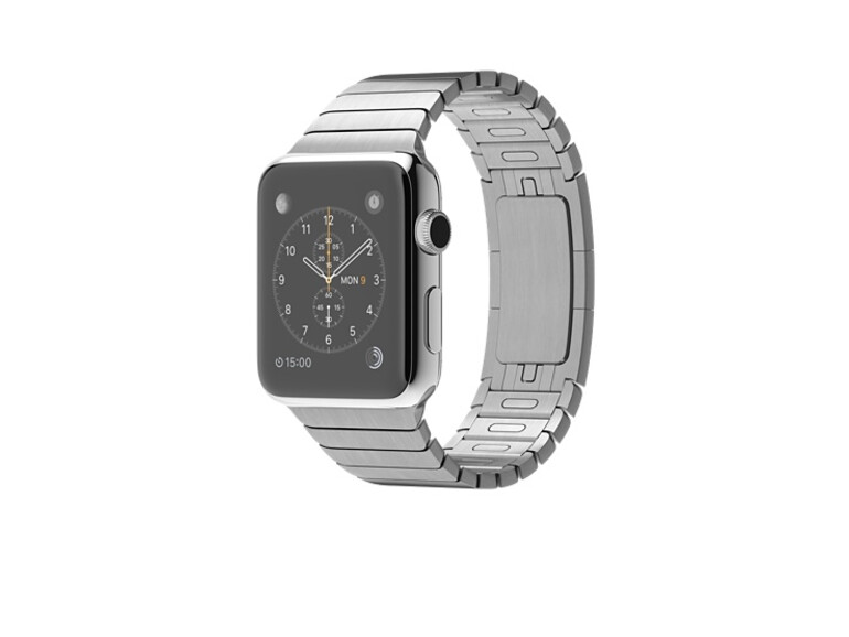 Das Gliederarmband ist aus Metall und sehr widerstandsfähig