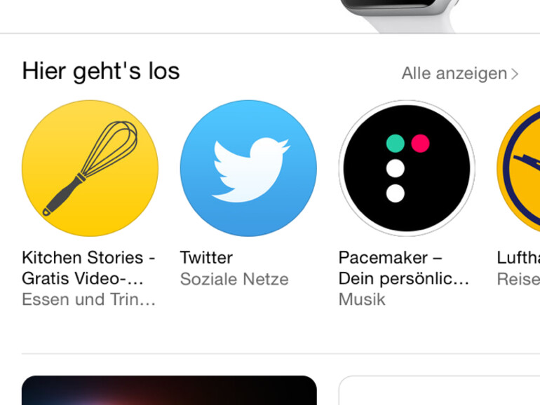 ... und in unterschiedliche Kategorien unterteilt ...