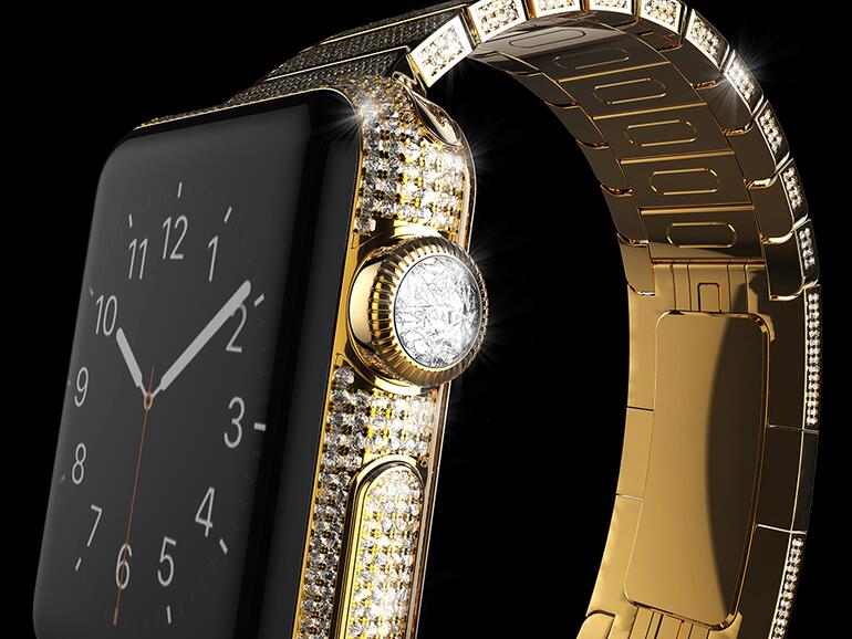 Apple Watch Diamond Ecstasy Gold