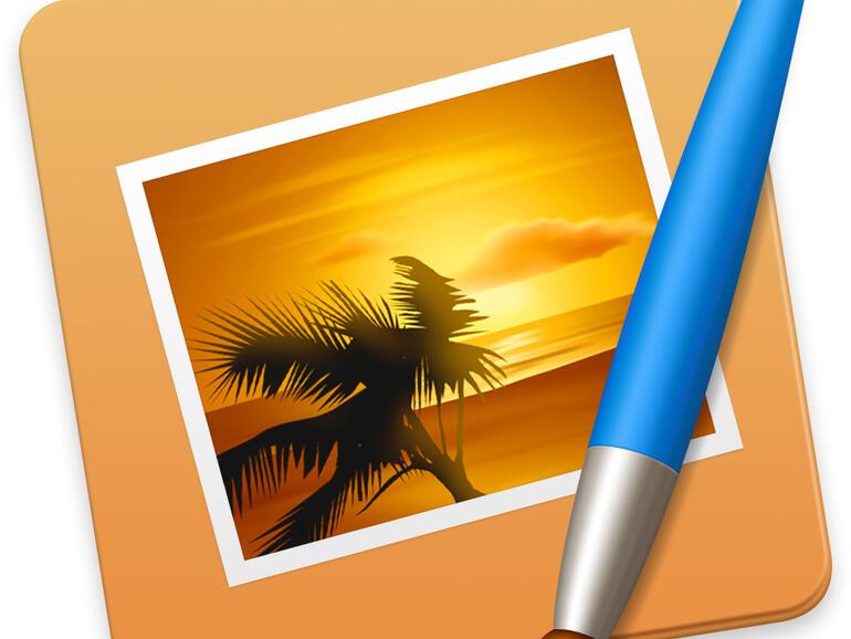 Die Hilfslinien und die Abstandsangaben blendet Pixelmator nach eigenem Ermessen automatisch ein.