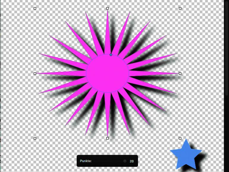 Eine Übersicht der 40 vorgefertigten Formen sehen Sie in der Formen-Palette, die Sie mit dem Menübefehl „Darstellung“ > „Formen einblenden“ öffnen.