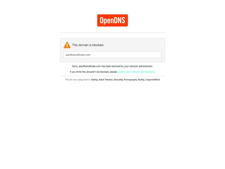 Links Ruft jemand eine blockierte Webseite auf, erscheint folgender Hinweis. Den dargestellten Text können Sie ändern und etwa eine Nachricht auf Deutsch anzeigen lassen.