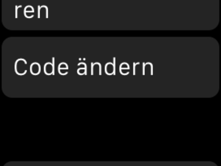 Sperrcode-Einstellungen