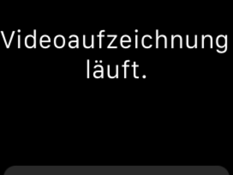 Videoaufzeichnung über die Apple Watch steuern