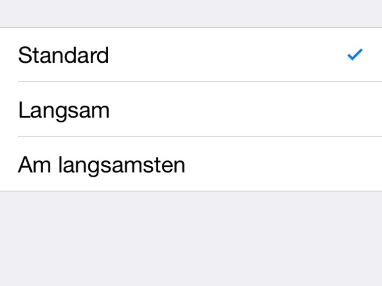 Mit der Option „Klicktempo“ (&quot;Einstellungen&quot; -&gt; &quot;Bedienungshilfen&quot;) verändern Sie die Reaktionszeit der Home-Taste.