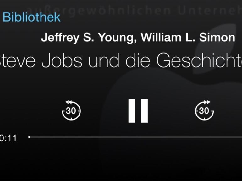 Der Play-Bildschirm ist wie bei allen CarPlay-Apps gewohnt schlicht.