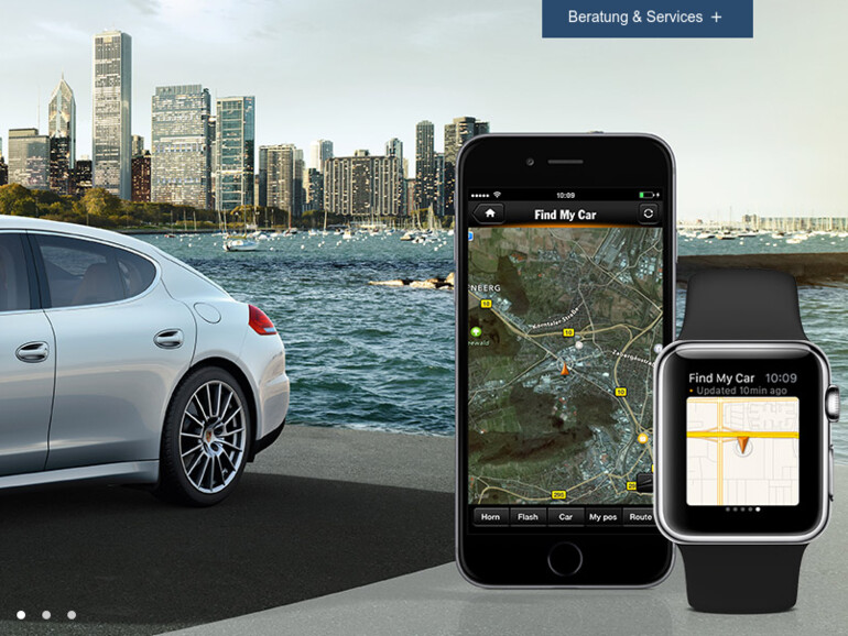 Vier der sechs großen deutschen Autohersteller haben eine Apple Watch-App angekündigt