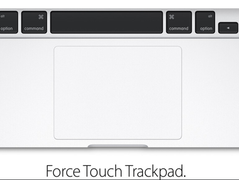 Force Touch-Technologie nun in allen Laptops - bis auf die MacBook Airs