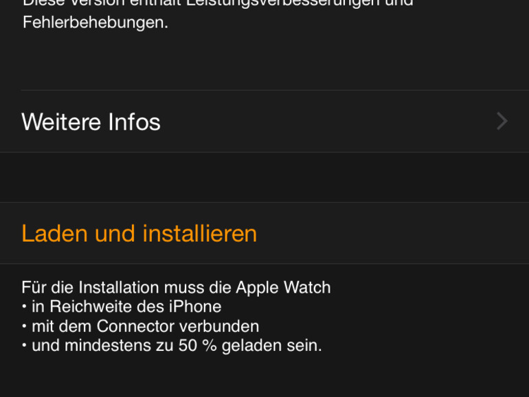 Apple veröffentlich überraschend ein erstes Firmware-Update für die Apple Watch - noch vor der WWDC