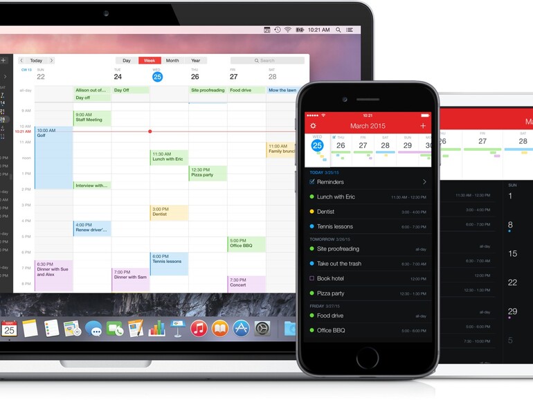 Die Mac-App vervollständigt die Fantastical-Familie 