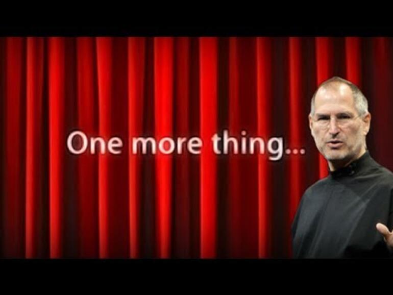 Steve Jobs stellte mehrmals Geräte unter dem Punkt &quot;One more thing&quot; vor