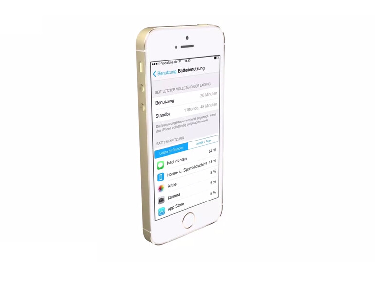 Nutzer können in iOS 8 die größten Stromfresser an der kurzen Leine halten