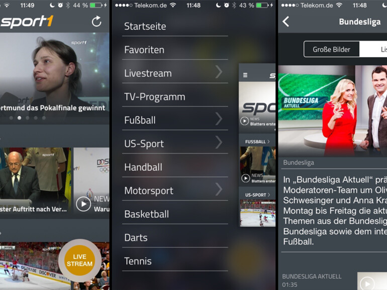 Sport-Videos en masse: Sport1 Video