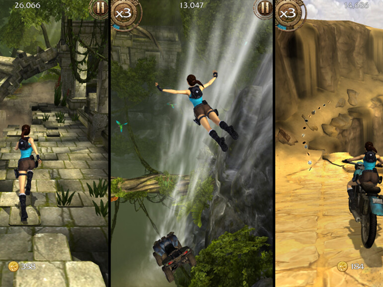 Endless-Runner mit Lara Croft