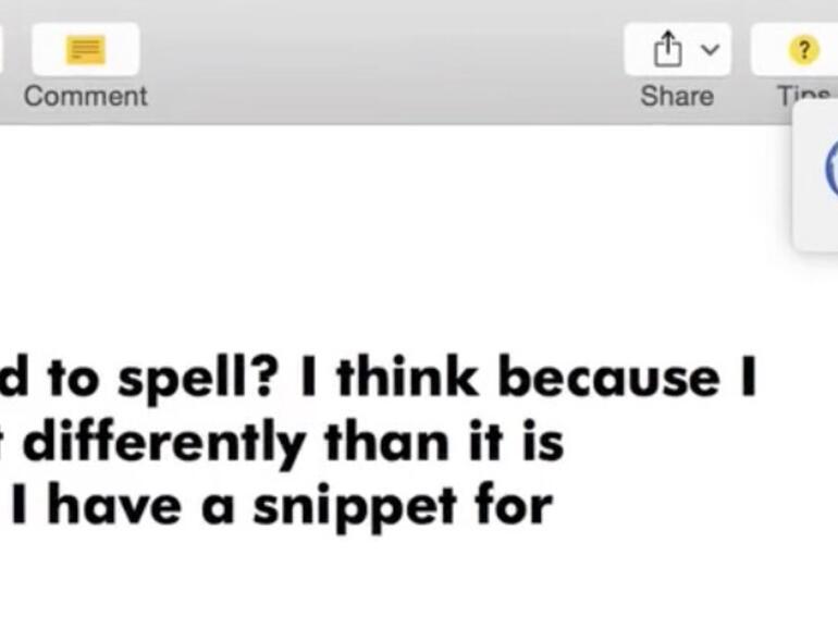 Textexpander 5.0  - Erinnerungsfunktion an Snippets